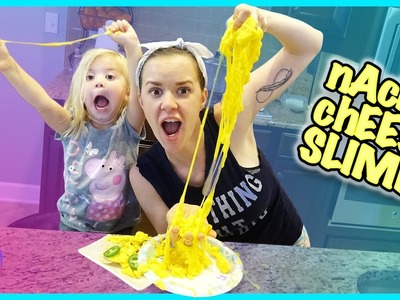 ???? EASY NACHO CHEESE SLIME WITH REAL CHEESE! ???? WILL IT WORK?!