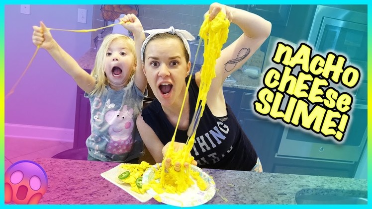 ???? EASY NACHO CHEESE SLIME WITH REAL CHEESE! ???? WILL IT WORK?!