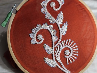 Hand Embroidery Designs | Bead embroidery | Stitch and Flower-124