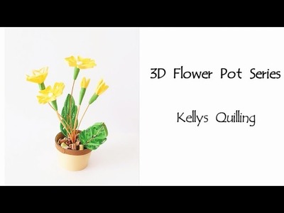 HD - 3D Quilling Flower Pot Series   Quilling Flower Pot 19
