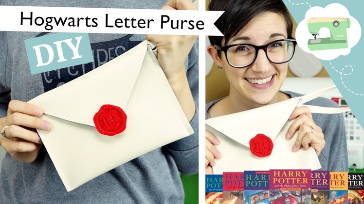 Hogwarts Letter Purse - A DIY Envelope Clutch | @laurenfairwx