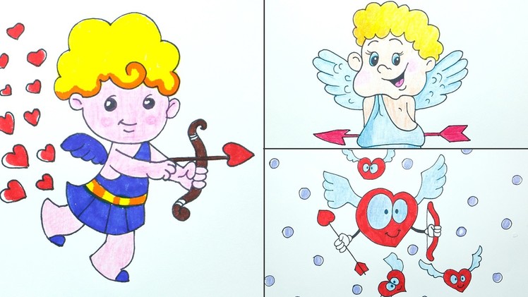 How to Draw Valentine Cupid - Easy and Simple Drawing