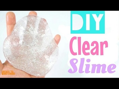 How to make Clear Slime without Borax - Singapore Edition