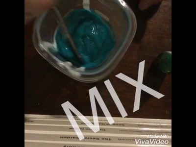 How To Make Slime With Glue, Sunlight Laundry Detergent, Salt, and Food Dye!