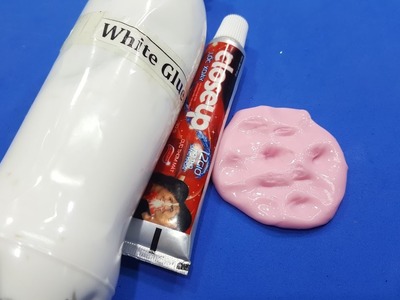 How to make slime with white glue and toothpaste get flexibility