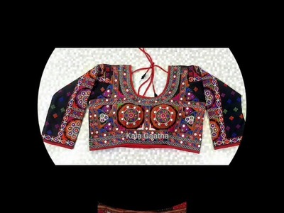 Kutch work Hand embroidery of  blouse koti jacket etc creation