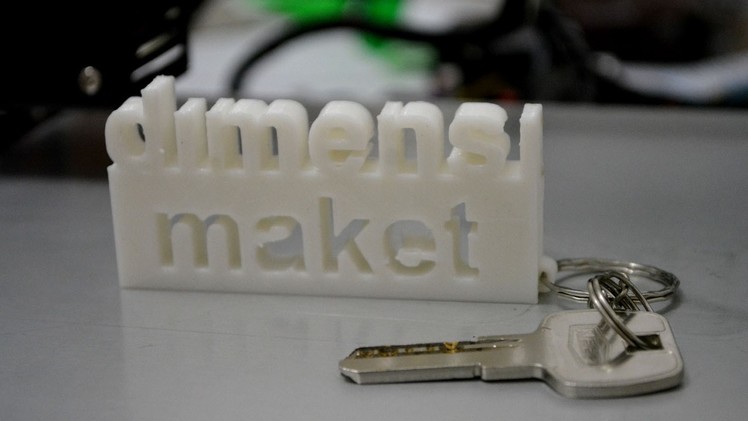 Making a Key Chain from Autocad to 3D Printing