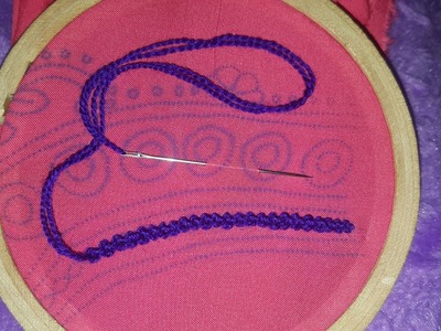 Moti Tanka Bead stitch|hand embroidery