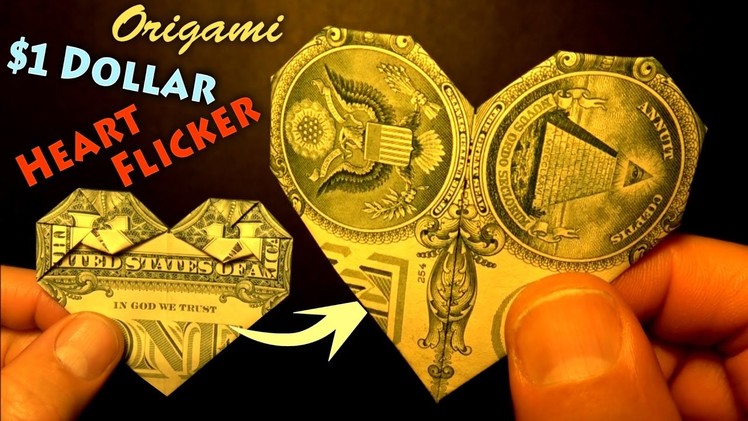 Origami Dollar Heart Flicker