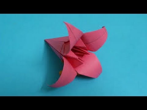 Origami Easy Lily Flower
