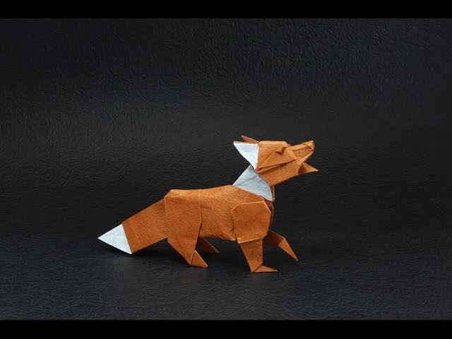 Origami fox by Quentin Trollip