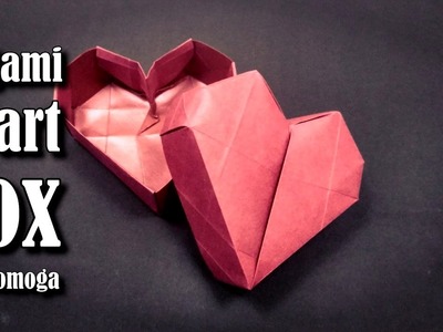 Origami Heart Box - Origami easy tutorial origami gift box