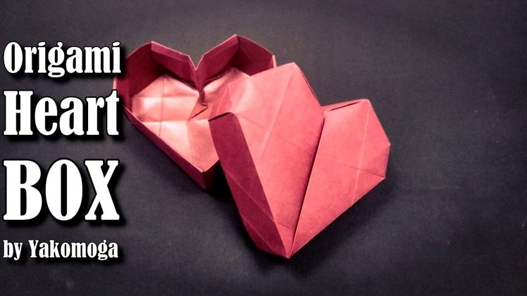 Origami Heart Box - Origami easy tutorial origami gift box