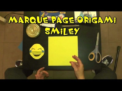 Origami Marque Page Smiley Facile