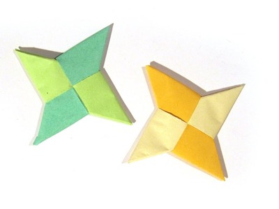Origami Ninja Star (shuriken) - How to Make an easy Ninja Star