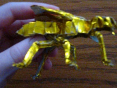 Origami Yellow Jacket.Wasp {Robert J. Lang} (Demo)