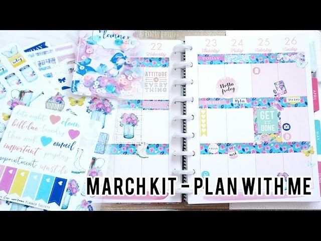 Planner Society February Kit + Plan With Me | Charmaine Dulak