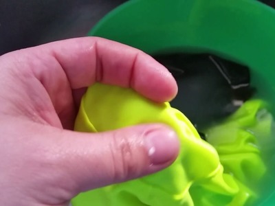 Removing slime from clothes