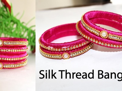 Silk Thread Bangles Making Tutorial at Home