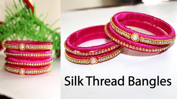 Silk Thread Bangles Making Tutorial at Home
