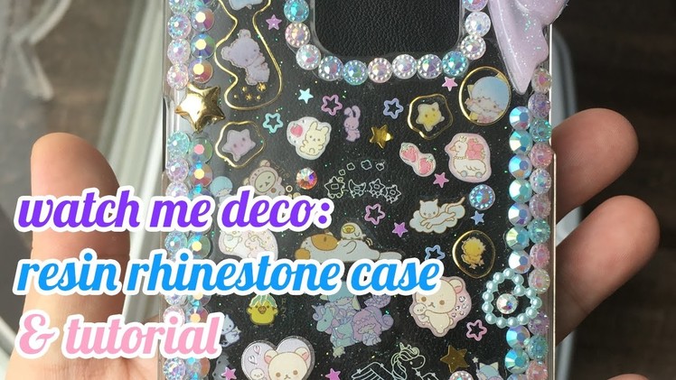Watch Me Deco: Resin Rhinestone Case [+tutorial]