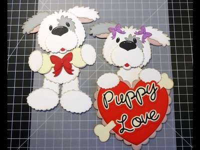 Adorable Puppy Love Doggies - Paper Piecing #19