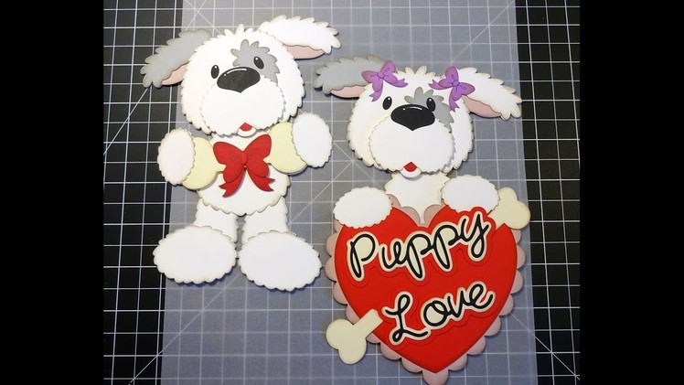 Adorable Puppy Love Doggies - Paper Piecing #19