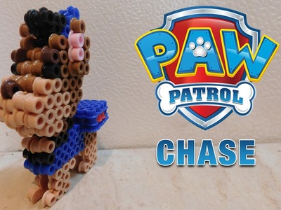 DIY: 3D Chase from Paw Patrol | Bead Sprites (Perler.Hama.Arktal Beads)
