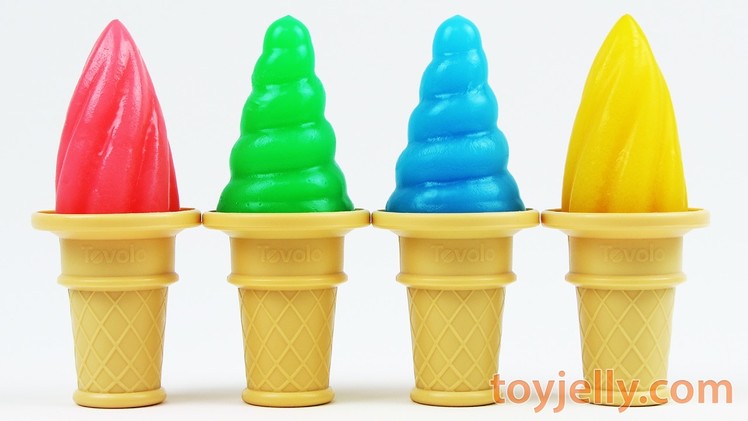 DIY How to Make Yogurt Juice Icecream Jelly Pudding Learn Color PlayDoh Finger Family Nursery Rhymes