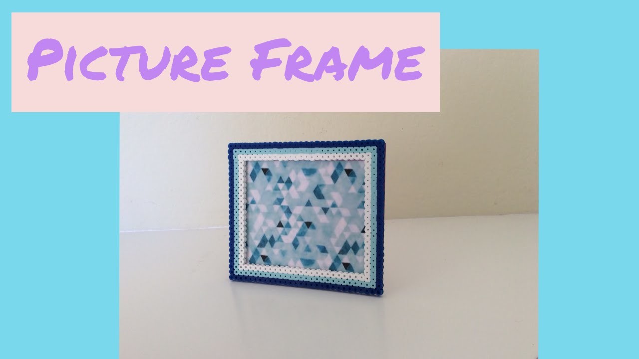 Diy Perler Bead Picture Frame