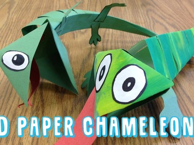 How to make a 3D Chameleon Sculpture