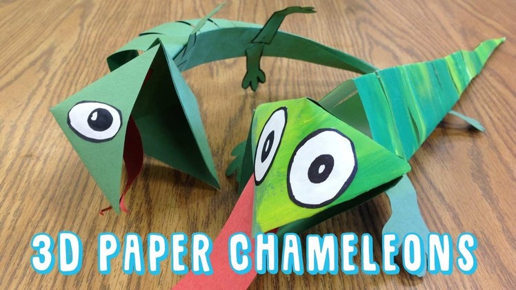 How to make a 3D Chameleon Sculpture