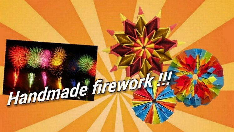 How to make a paper firework (origami)