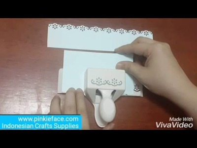 How to use martha stewart edge punch - cara menggunakan pembolong untuk pinggiran kertas