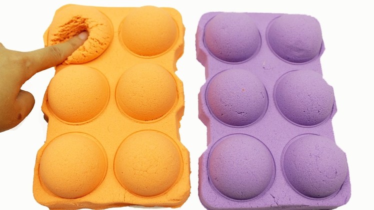 Kinetic Sand Toys Colors Big Balls DIY Learn Colors Milk Stick Icecream Bunny RamboToys