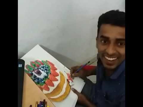 Live 3d drawing by Riyas Ardis on Facebook live