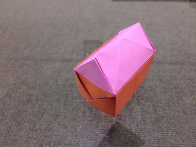 Origami house tutorial房子摺紙教學