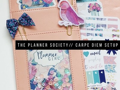 Planner Society Kit. A5 Carpe Diem Planner Setup