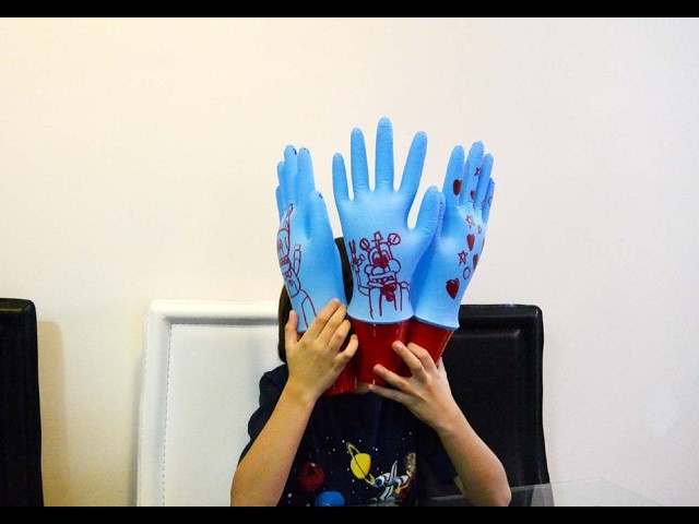 Pop -up Gloves DIY, art & craft, life hack