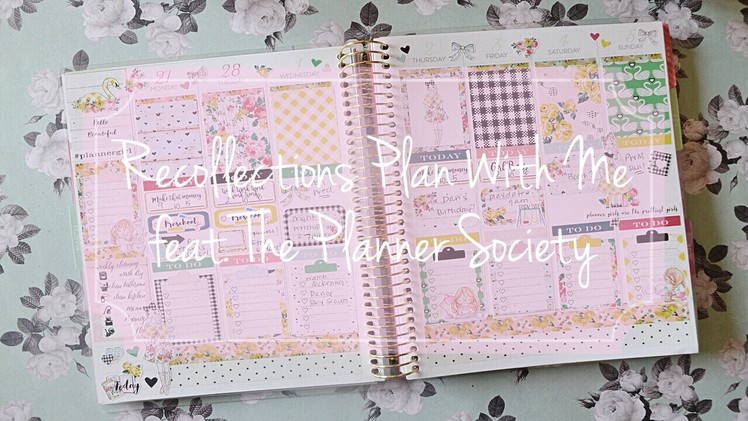 Recollections Plan with Me Featuring The Planner Society