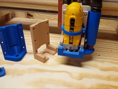 Solsylva DIY CNC - Router Mod & First Wood Cut