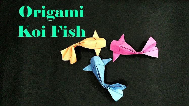 Tutorial: How to make an Origami koi Fish