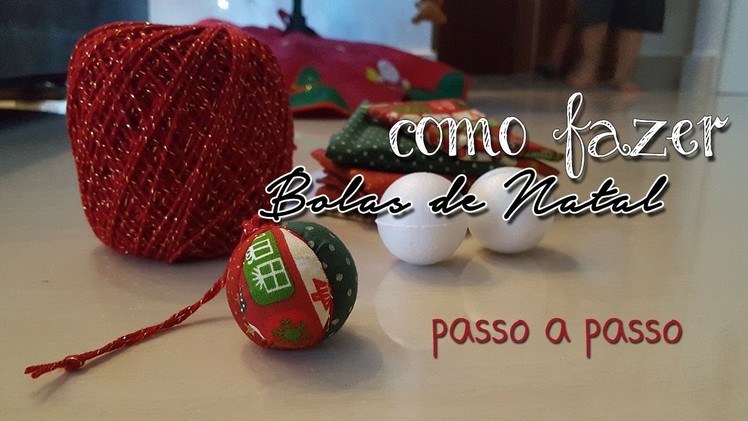 Bolinhas de Natal diy