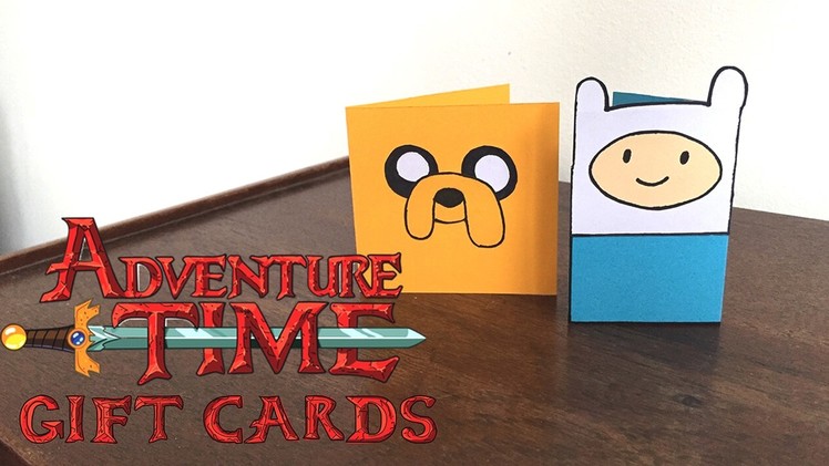 DIY Adventure Time Gift Cards