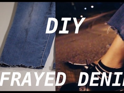 DIY: Ankle Cut Jeans in 5 minutes (Cropped Jeans Tutorial)