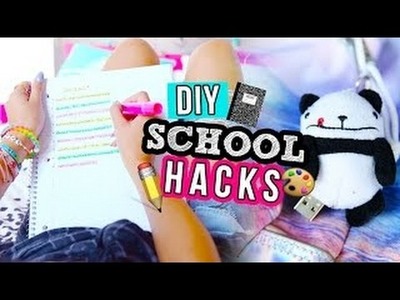 DIY BACK TO SCHOOL HACKS 2016 | LaurDIY