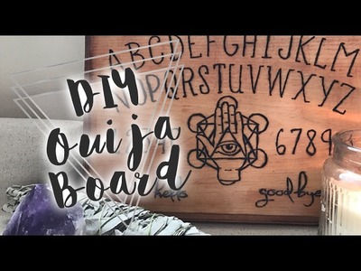 DIY Ouija Board (wood burning tutorial)