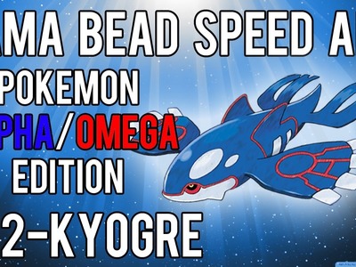 Hama Bead Speed Art | Pokemon | Alpha.Omega | Timelapse | 382 - Kyogre (Legendary)
