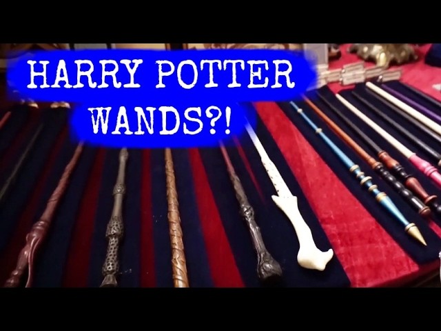 Harry Potter Wands!!! | The Great Dicken's Christmas Faire Pt 2. | Rosa Klohkov