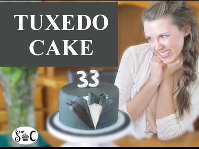 How to make an easy TUXEDO CAKE | Sweetwater Cakes